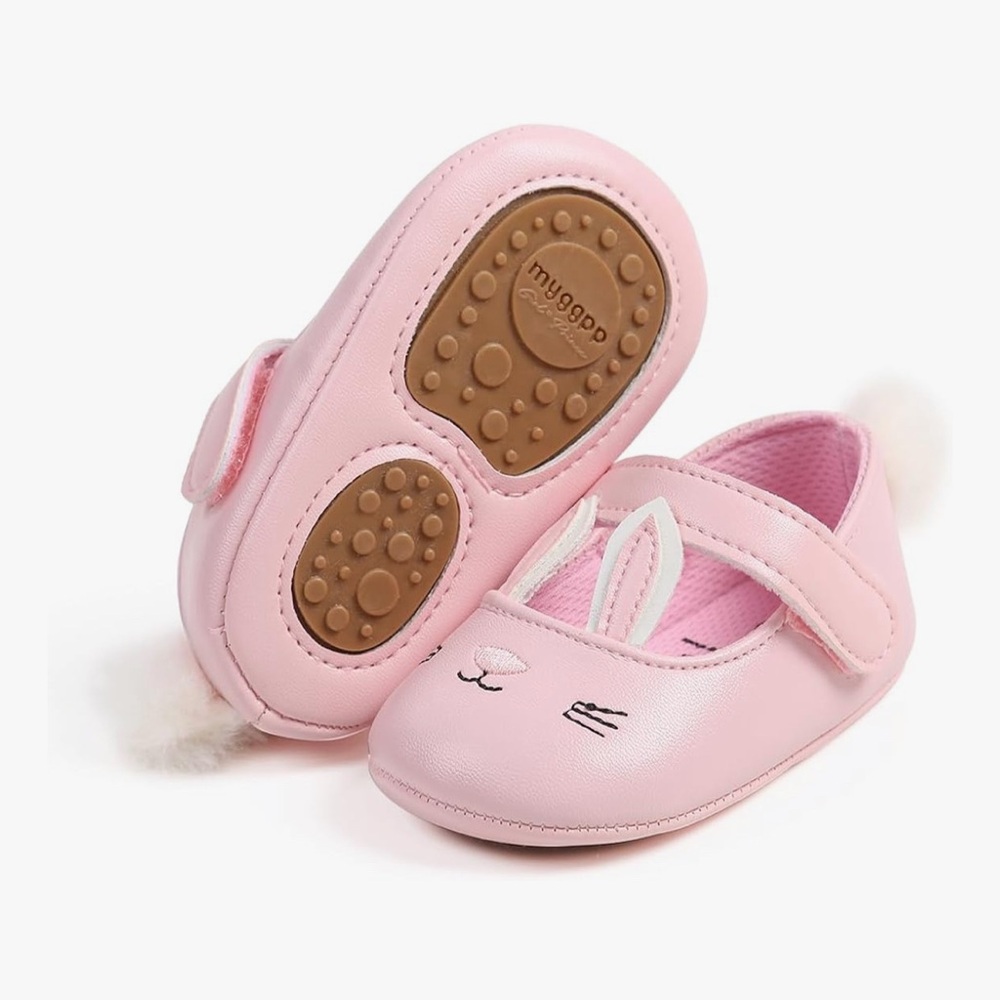 TWIN BUNDLE / Pink Bunny Kids Shoes - Picture 4 of 9